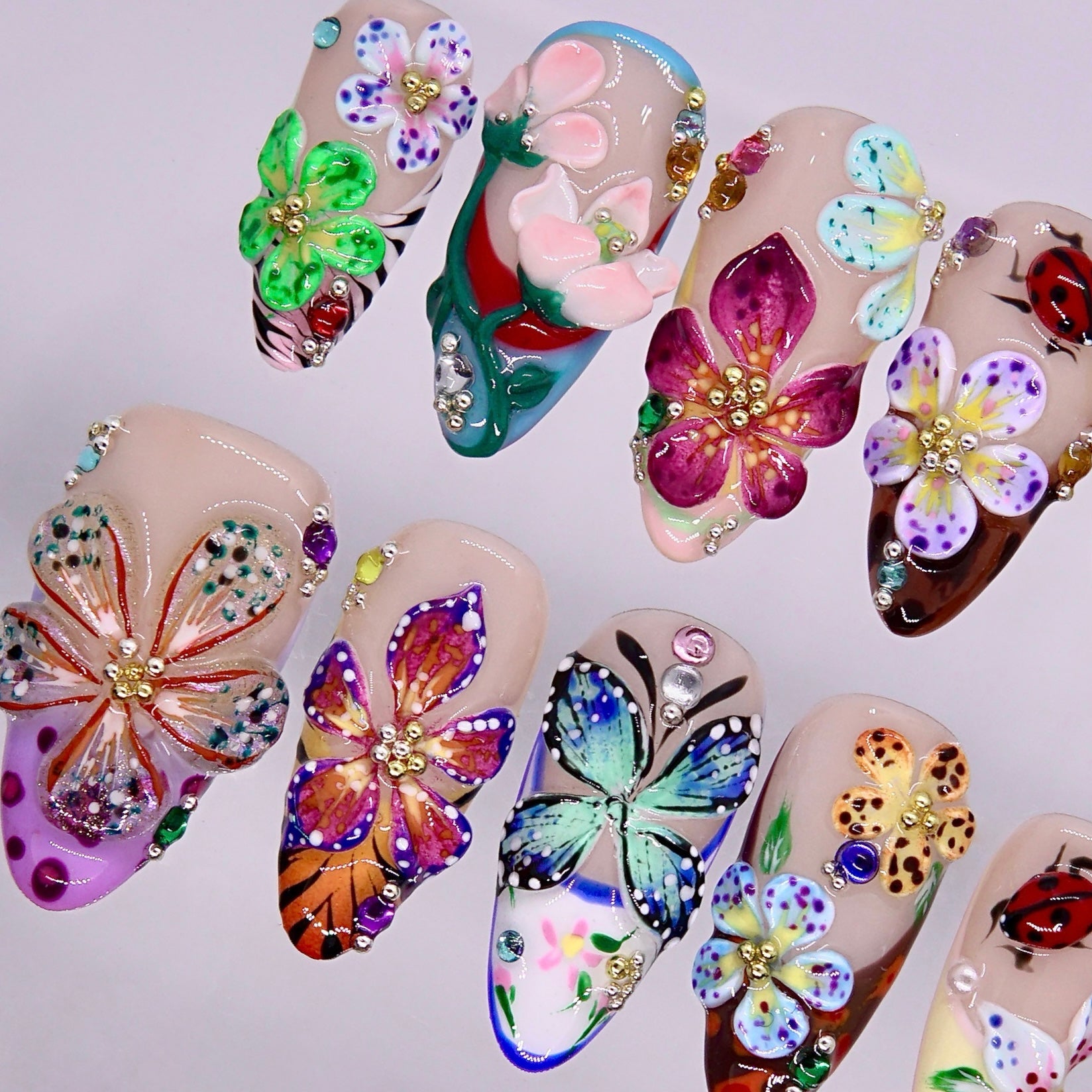 Caught in Butterflies - Press & Pretty