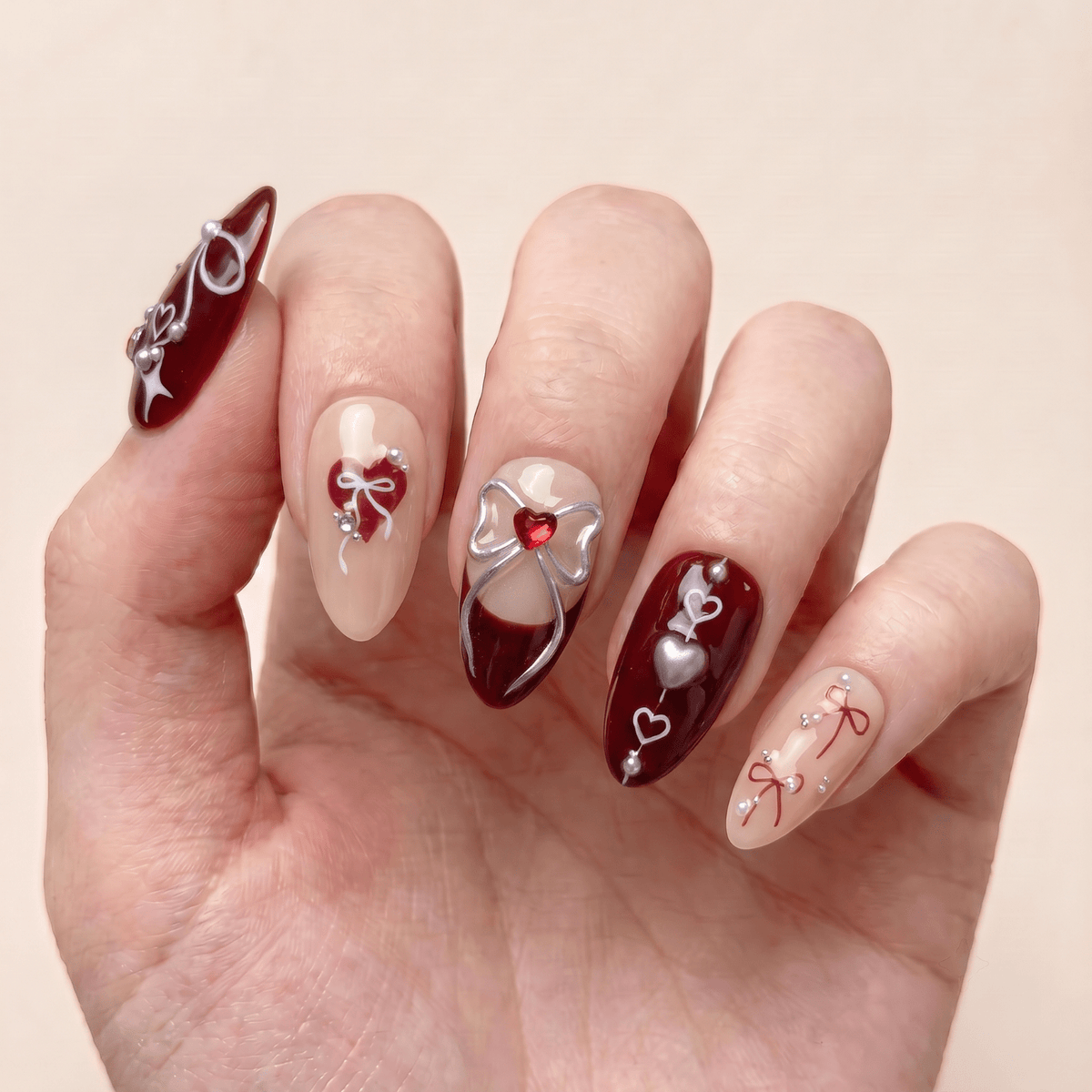 Lace-Up Hearts